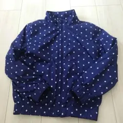GAP KIDS ドット柄 ウインドブレーカー　 ジャケット ネイビー　アウター