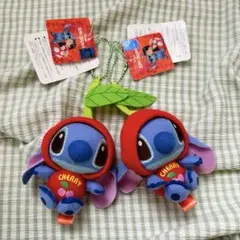 新品未使用♡ディズニー さくらんぼ ミッキー&ミニーチャーム - メルカリ