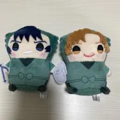 忍たま乱太郎　善法寺伊作・猪名寺乱太郎　まめめいとおまんじゅう3点セット 忍たま乱太郎 まめめいと 食満留三郎 善法寺伊作 - メルカリ