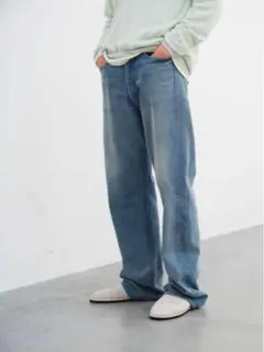 25ss AURALEE SELVEDGE DENIM WIDE PANTS 3