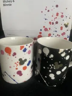 ミッキー＆ミニー デザイン マグカップ 2個セット
