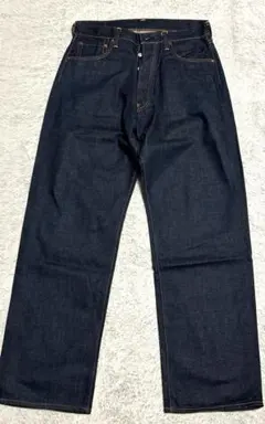 【極上品】EVISU エヴィス No.2 Lot.2001 総柄カモメ 濃紺のサムネイル