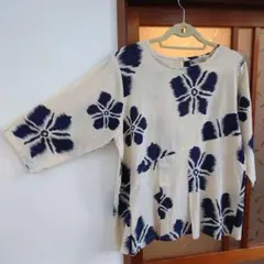 美品♡ marble sudマーブルシュッド エキノプスブラウス リネン混 刺繍