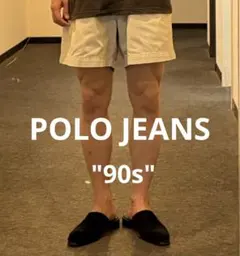 POLO JEANSチノショーツ90sアンドリュー系ポロチノショーツオフホワイトのサムネイル
