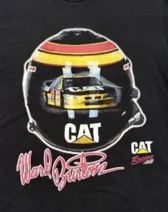 激レア両面プリント!! 00s NASCAR CATレーシングTシャツ