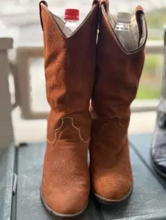 ウエスタンブーツ スエード