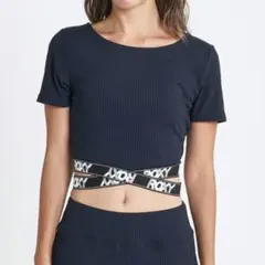 ROXY 速乾 UVカット 冷感 トップ MISSION RIB TEE