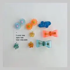 ヘアアクセサリー ヘアクリップ ヘアピン ヘアゴム キッズ 韓国 【030】