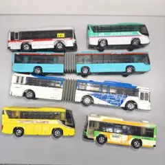 トミカ 묶음 판매 6台セット バス 連節バス・はとバス・都営バス 他