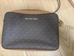 Michael Kors ブラウン ショルダーバッグ