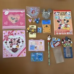 ディズニー ミッキー ミニー プーさん 文房具セット レトロ