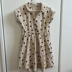 ワンピース ドット柄 110size 女の子