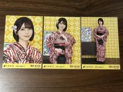 筒井あやめ　生写真　浴衣　3種コンプのサムネイル