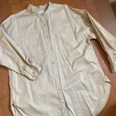 美品　LOWRYS FARM オーバーシャツ　ベージュ　フリーサイズ