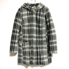 SHOO-LA-RUE フード付きチェックロングコート　L