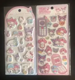 【正規品】平成はっぴーフォンステッカーズ＆ジュエルマシュマロステッカーズ　2枚
