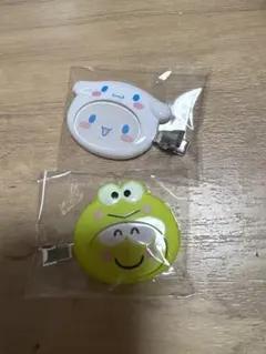 シナモンロール➕けろけろけろっぴ クリップ 2個セット