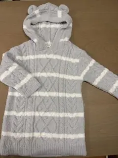 ジェラートピケ ジェラピケ ワンピース スカート 長袖 ニット パーカー くま