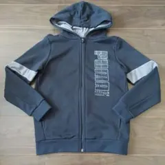 PUMA フード付きジャケット ブラック 150