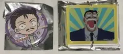 名探偵コナンランド 連結アクリルキーホルダー ゲーム特典 缶バッジ 毛利小五郎