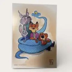 ズートピアアート2/ 映画特典ポストカード/ A5サイズ