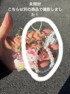 シナモロール きらきらフルーツチャーム　パール　サンリオ