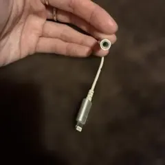 Lightning to 3.5mmオーディオアダプター シルバー