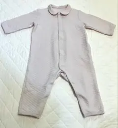 ユニクロ キルトカバーオール ピンク 80サイズ