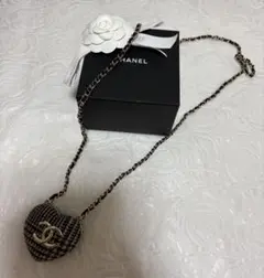 Chanel ハート ネックレス 希少 シャネル - メルカリ