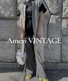 極美品 Ameri MEDI REVERSIBLE LONG TOP アイボリーのサムネイル
