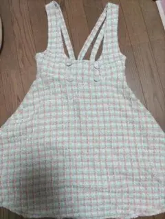 夢展望　バックリボンジャンパースカート