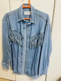 SLY JEANS フリンジデニムジャケット