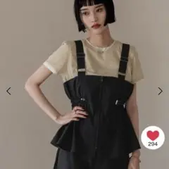 新品未使用　ローリーズファーム　ナイロンドロストベスト