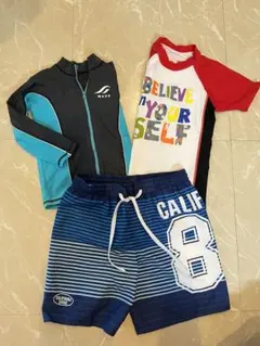 キッズ水着　海パン　ラッシュガード　3点