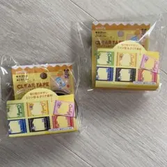 【新品】セリア.クリアテープ★お菓子パッケージ　２種セット★amifa