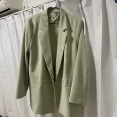 ライトグリーン テーラードジャケット