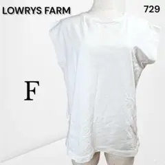 【ローリーズファーム】 フレンチスリーブカットソー ゆったりシルエット (F)