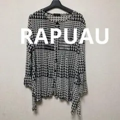 RAPUAU 前開きシャツ  ワンピース ロングカーディガン/オーバーブラウス