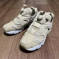 【美品】リーボック インスタポンプフューリー 24.5cm ベージュ