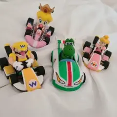 マリオカート フィギュアセット ワリオ ピーチ ヨッシー ベビーデイジー