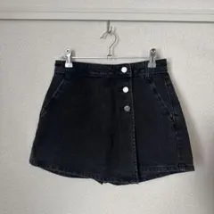 ZARA ザラ ブラックデニムミニスカート
