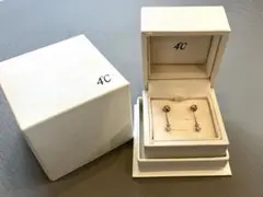 4℃ ピアス　ピンクゴールド