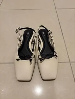 ZARA スリングバック　パンプス　バレエシューズ