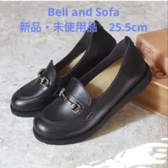 ベルアンドソファ　ローファー ビット金具付き スリッポン コンフォートシューズ