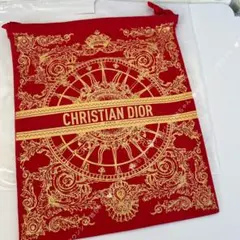 DIOR新年限定 デザインメゾンディオール ノベルティ巾着ポーチ