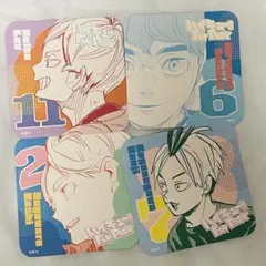ハイキュー!! ファンパーク　アートコースター 菅原 4枚セット