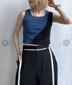 バイカラーショルダースリットタンク/PAGE BOYのサムネイル