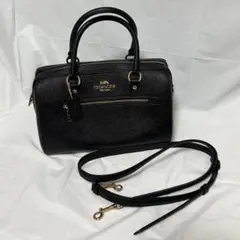 COACHブラック ショルダーバッグ ハンドバッグ