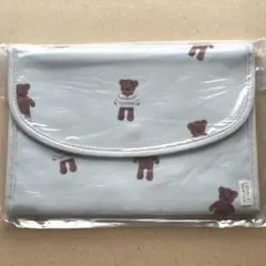 【新品】レア☆ ジェラートピケ 母子手帳ケース テディベア ブルー 限定品
