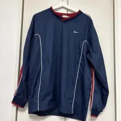 Nike ナイロンジャケット L ネイビー/レッド
